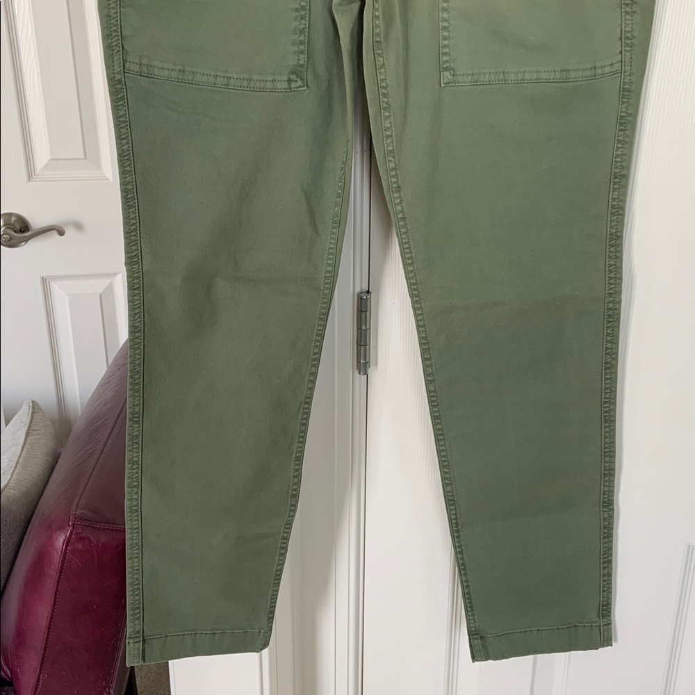 J Crew cargo green khaki pants - Picture 2 of 5